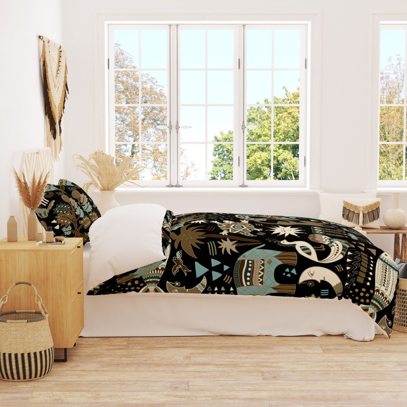 Abstract Duvet Cover, King Duvet Cover + 2 King Shams