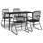 Catarcio Patio Dining Set with Rectangular Table-1559600921-1559600925