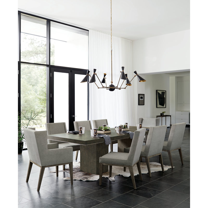 Linea Upholstered Dining Chair, Gray