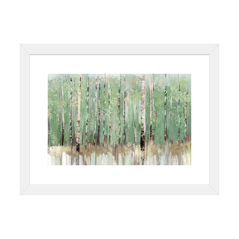 "Tree essence I" par Allison Pearce, reproduction d’art, Blanc, H 16 po x l 24 po x P 1 po, Papier encadré blanc
