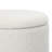 Teddy Fleece Round Ottoman With Stroage-1319245053