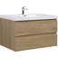 Meuble-lavabo flottant avec lavabo, armoire de rangement murale moderne, lavabo à surface solide, tiroirs à fermeture en douceur, conception peu encombrante-2101223759-2101223752