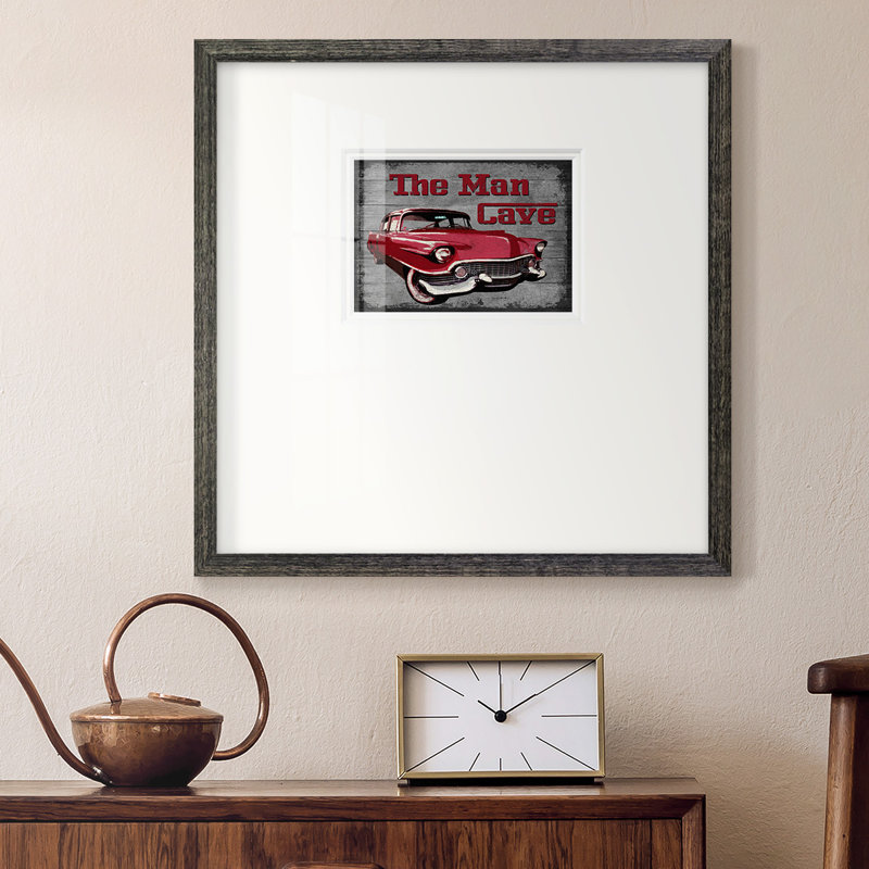 " The Man Cave ", 21" H x 21" W x 1.25" D