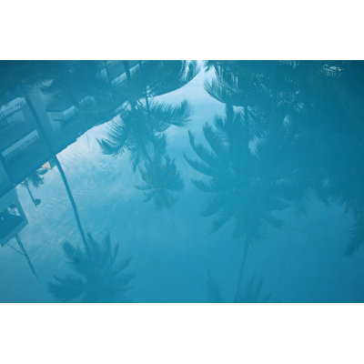 Pool Reflection - Wrapped Canvas Print
