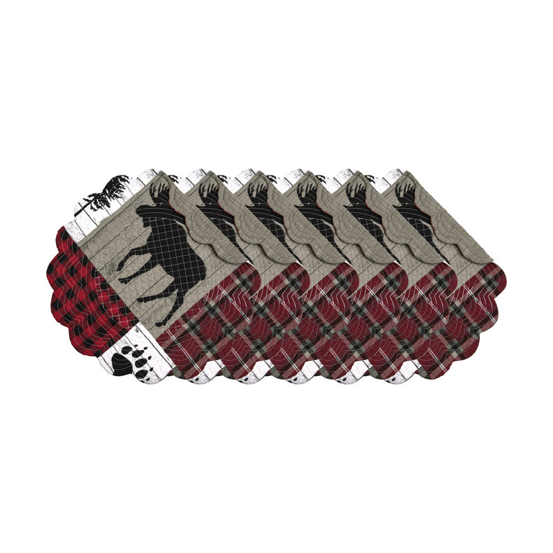 Aleise Cotton Animals/Nature Round Placemat