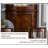 70.87"European-style brown solid wood storage cabinet with corner shelves