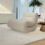Chaise berçante moderne en bois massif rembourré-101109638