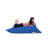 Premium Garden Bean Bag Chair, Solid Blue, 39.4 x 39.4 x 7.9 inches | 100% Waterproof Polyester, 100% Original Bead Styrofoam | Maximum Weight Capacity: 440 lbs, Hidden Double Zipper System | Perfect for Outdoor Entertainment & Relaxation-318328610