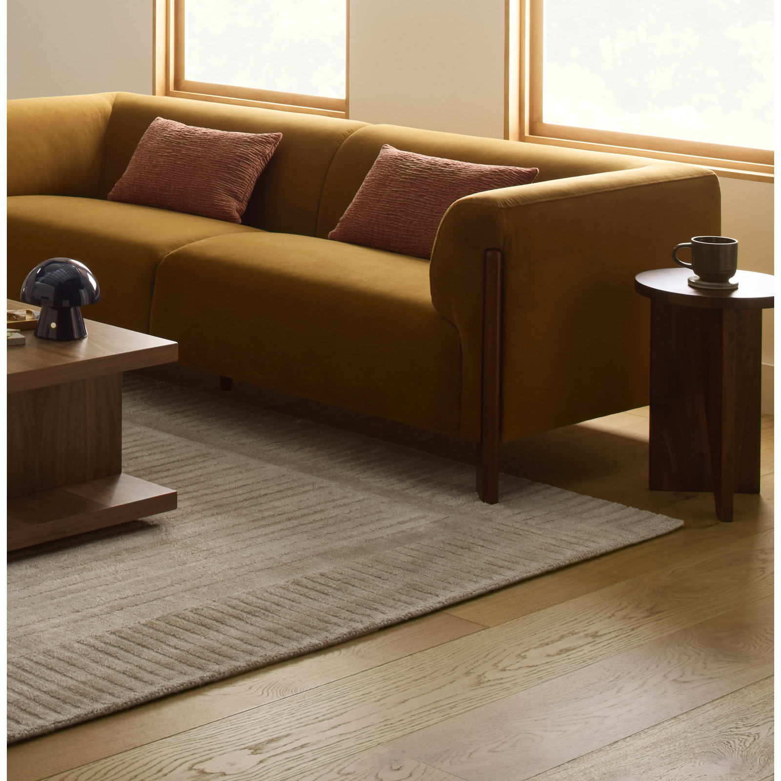 Karastan Rugs Terra Firma Cream Area Rug, Rectangle 9' x 12'