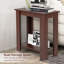 Table de bout compacte à 2 niveaux avec tablette de rangement-185538524