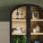 Holzhauer Modern Arched Glass Bookcase With Drawers-118490464