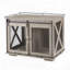 Mobilier pour cage de chien, cage pour chien de ferme avec porte de grange coulissante -613205443