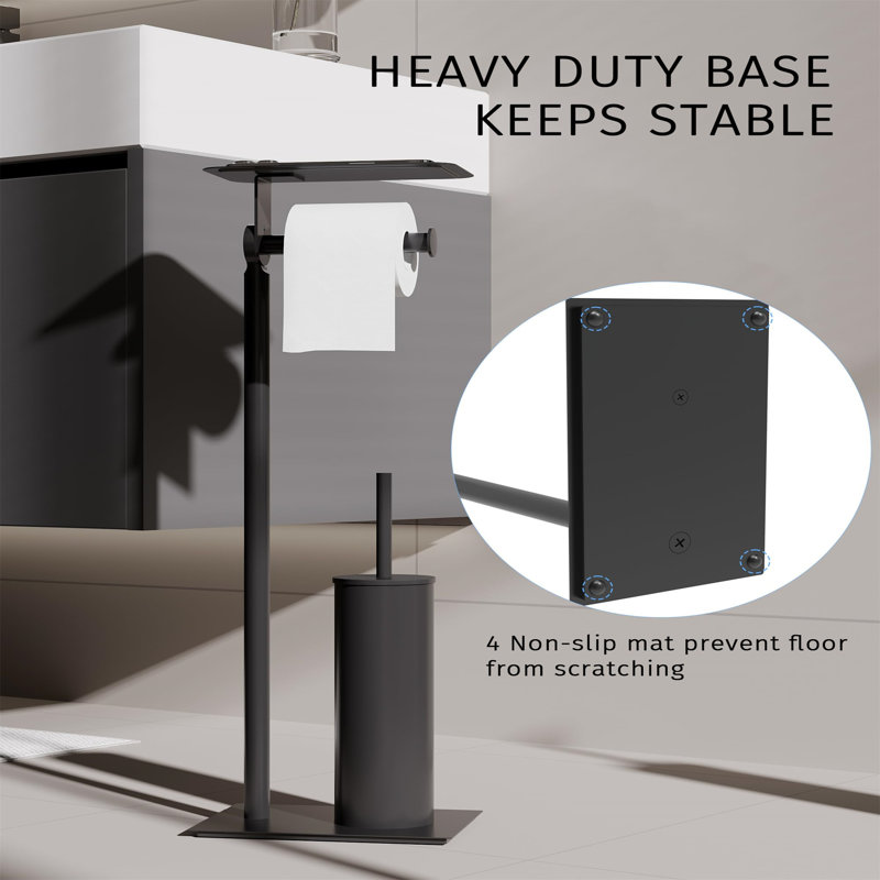 Generosa Free Standing Toilet Paper Holder