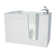 Captains Series 53'' x 26'' Walk-in Soaking Fiberglass Bathtub with Faucet