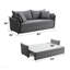 Lit gigogne escamotable en tissu avec rangement-1398034721