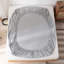 Drap-housse en coton tricoté 3 pièces DONEUS-121400401-121400403