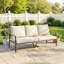 176cm Wide Straight Patio Sofa