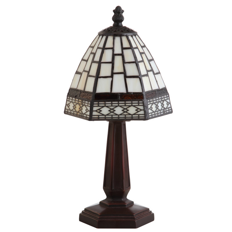 Resin Table Lamp, Ivory/Cream