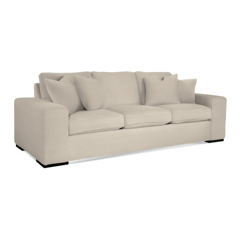 Memphis Sofa, Black , Basic Blue 100% Polyester