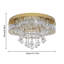 Vanlue 1 - Light Crystal LED Chandelier-461008322