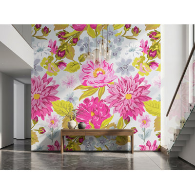 Wall Mural, 125"W x 125"H, Pre-Pasted Paper