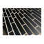 0.62" x 4" Metal Linear Mosaic Tile
