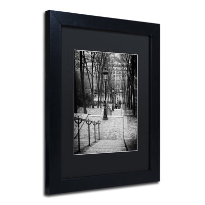 « escalier montmartre » par philippe hugonnard,, reproduction de photo encadrée