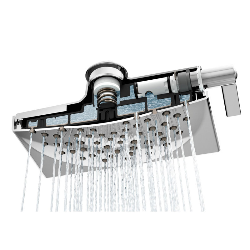 Velocity Fixed Shower Head with Immersion, Chrome