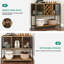 Borough Wharf 100Cm W Buffet Wine Cabinet, Sideboards for Living Room, Dining Room, Kitchen Cabinet