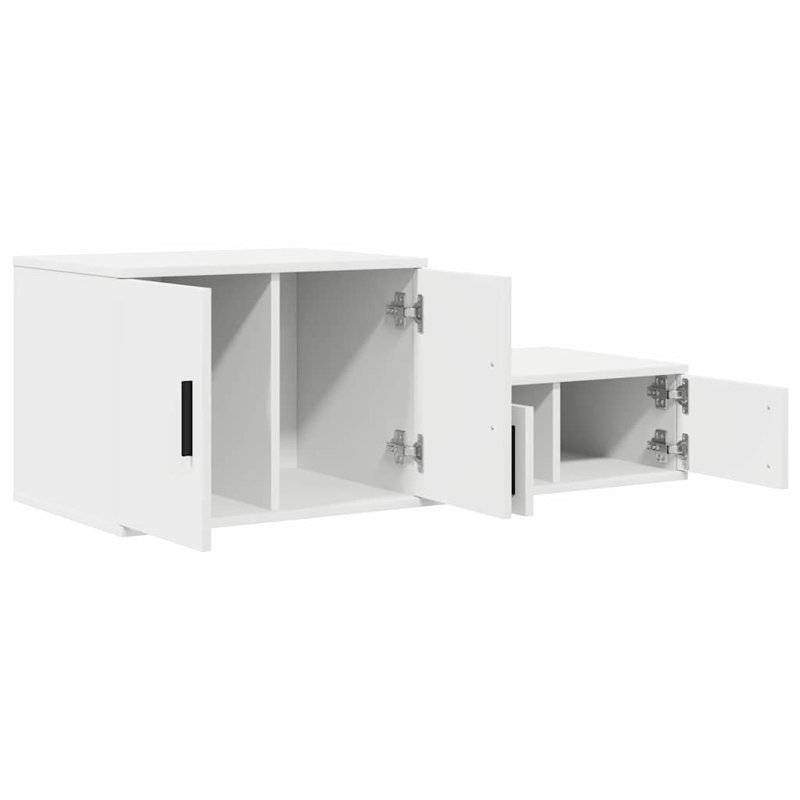 Storage Cabinet 108 X 41 X 40 Cm Engineered Wood, White