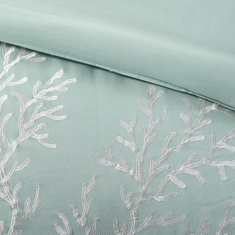 Édredon surdimensionné en coton pour grand avec détails corail et ornement intérieur 100%
