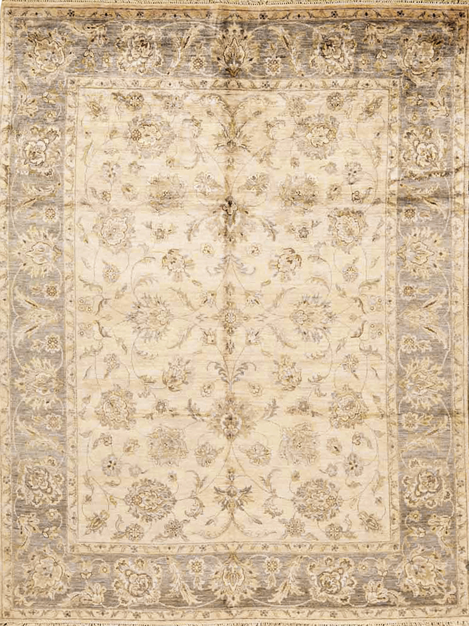 Bokara Rug Co., Inc. Luxa Hand-Knotted Oriental Area Rug in Beige/Brown ...