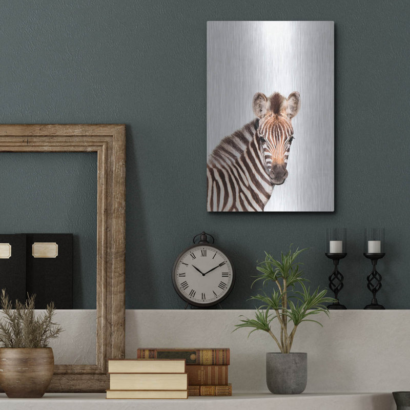 «Baby Zebra» par Tai Prints, H 16 po x l 12 po