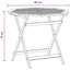 Eucalyptus Folding Outdoor Camping Table , 90cm cm W 90cm cm D
