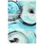 "Ripple Effect IV ABC" Frameless Free Floating Tempered Glass Panel Graphic Wall Art Set