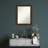 Jiesha Solid Wood Rectangle Wall Mirror