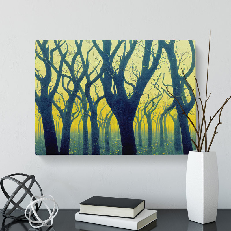Heartwarming Spring Forest - Wrapped Canvas, 35cm H x 50cm W x 3cm D