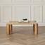 Table basse en bois massif Wabi-sabi-110238974