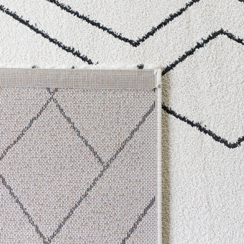 Tapis crème Maronica, Rectangle 6 pi 7 po x 9 pi