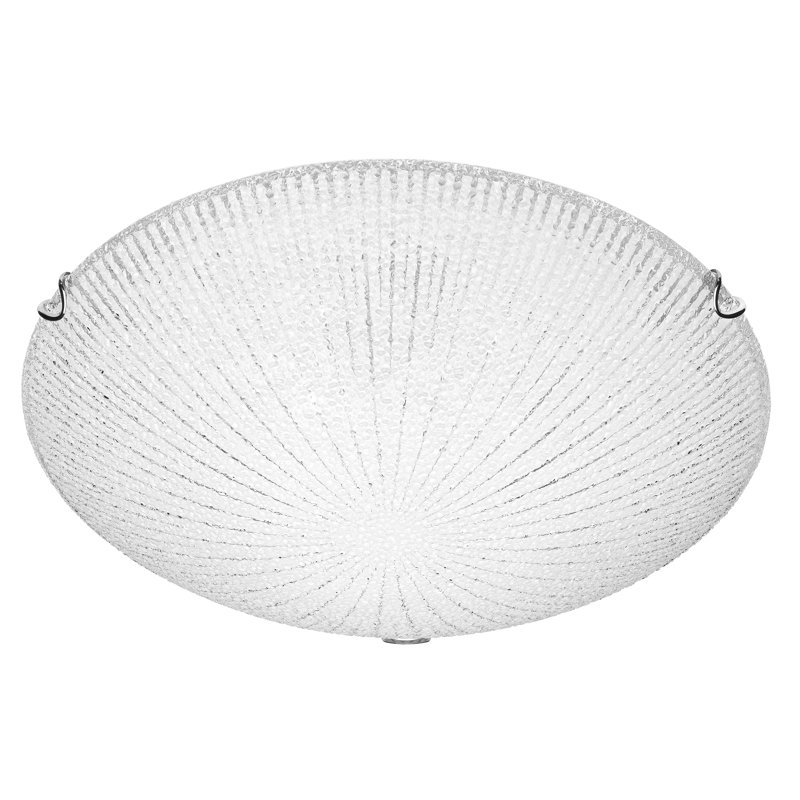 Shell Glass Flush Mount