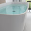 Baignoire de trempage autoportante en acrylique L 59 po x l 29 po-75692752