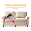 Rangement en beige - construction solide, coussin de siège en mousse confortable avec cadre, cadre-1819525974