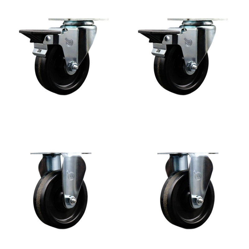 4-Piece Phenolic Caster Set