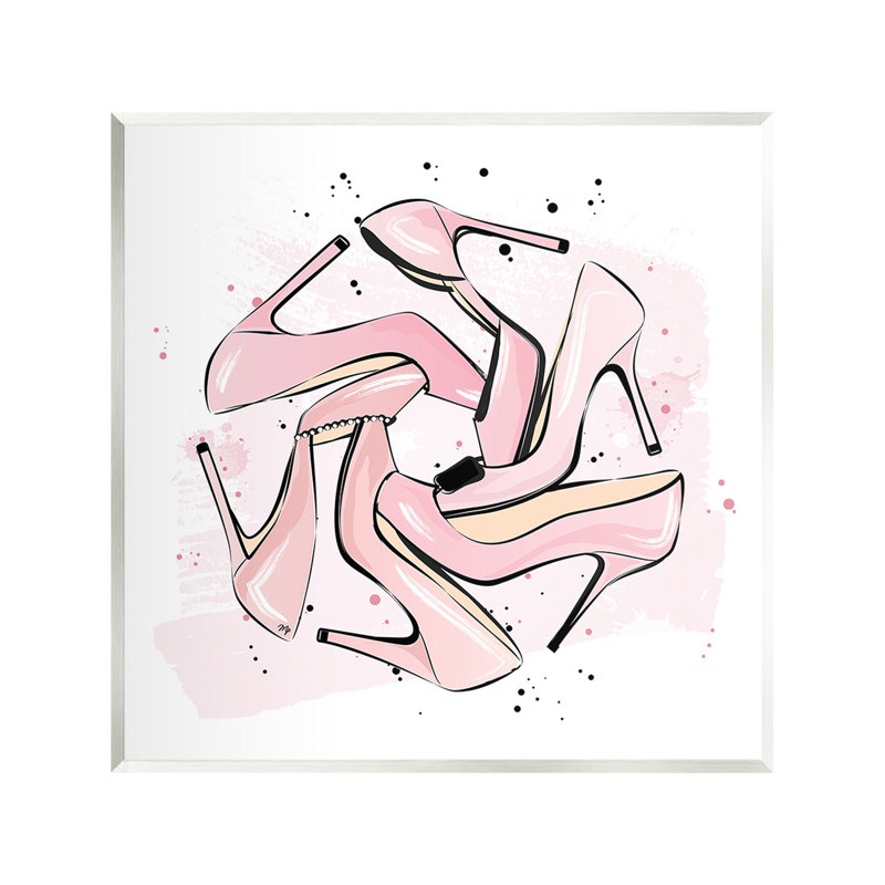 "Heels with Modern Pattern", art mural par Martina Pavlova