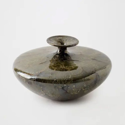 Tapered Neck Ceramic Table Vase