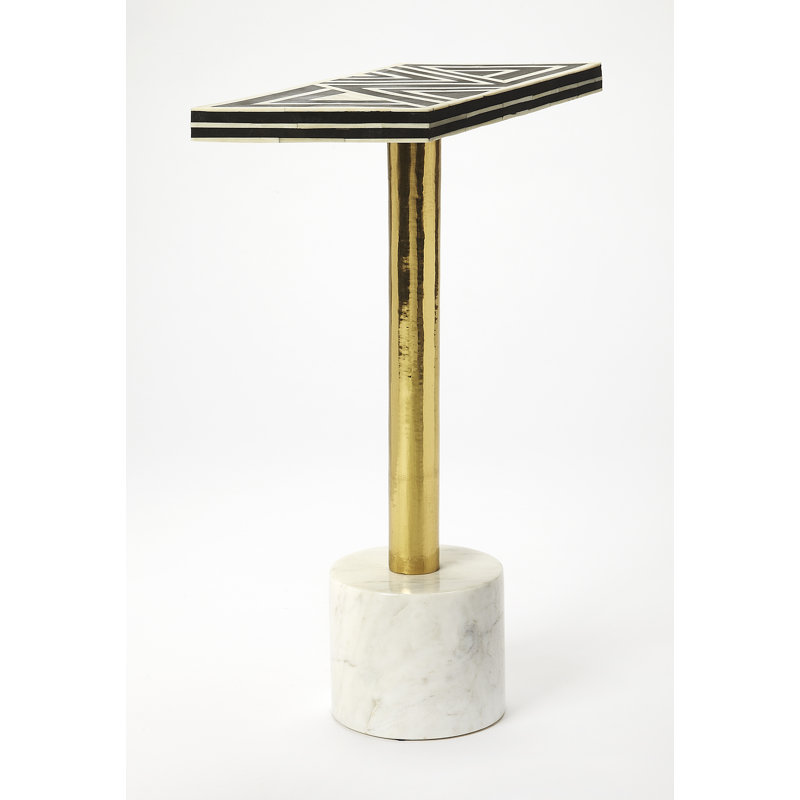 Draper Bone Inlay Side Table