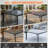 8 - Person Aluminum Outdoor Dining Set With Stacking Chairs And Umbrella Hole-1265456591-1265456589