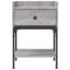 Shabari 40.5cm W Iron Bedside Table-1924250998-1889720839