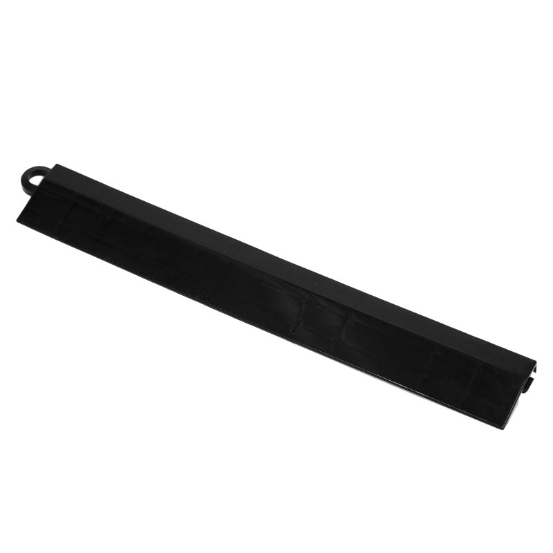 Pièces de bord FlooringInc pour carreaux de sol de garage à emboîtement Nitro, Noir
