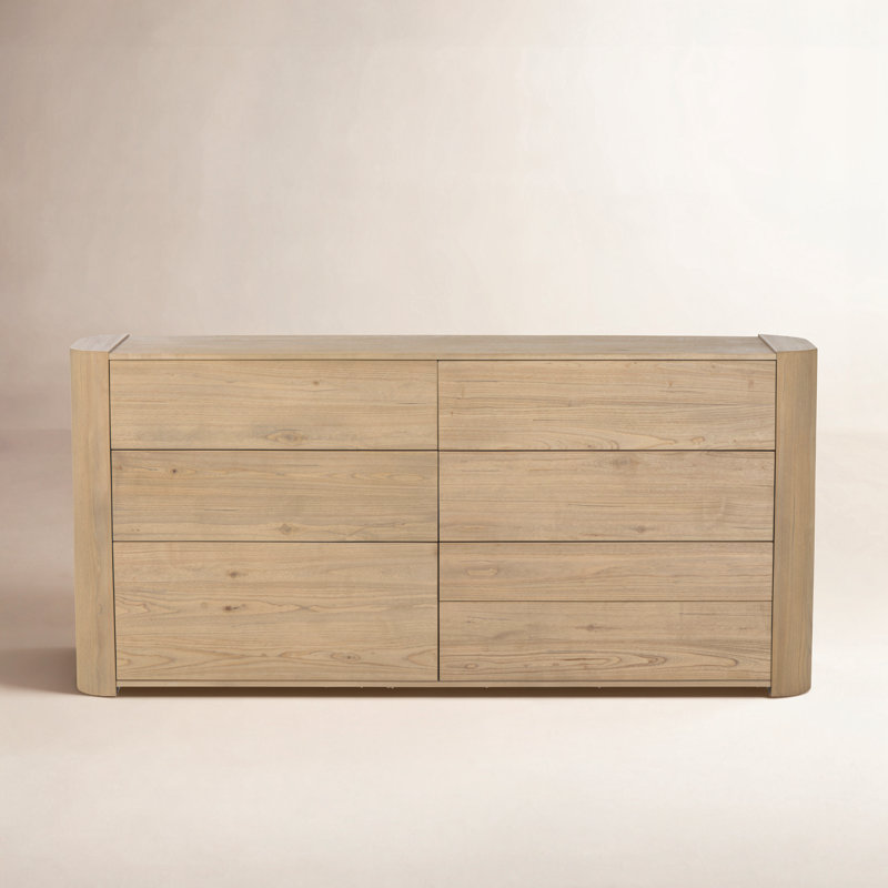 Radius 8 Drawer Dresser-Light Blonde Sungkai Veneer